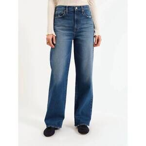 NEW DAZE city straight high rise jean in bright blue